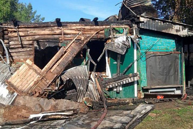 В Самарской области во время пожара 20 июля пострадал мужчина