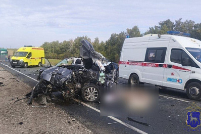 В Самарской области 20 сентября в массовой аварии на трассе погибли трое человек