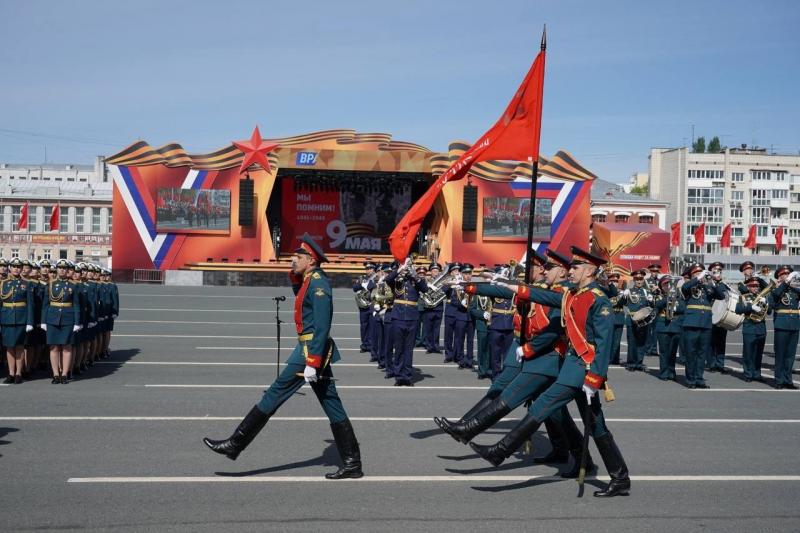 В Самаре прошел военный Парад в честь 78-й годовщины Победы в Великой Отечественной войне