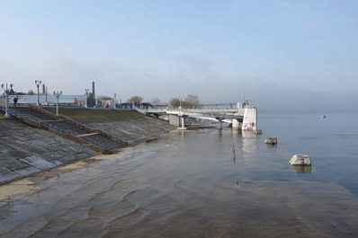 В Самаре затоплен нижний ярус речного вокзала