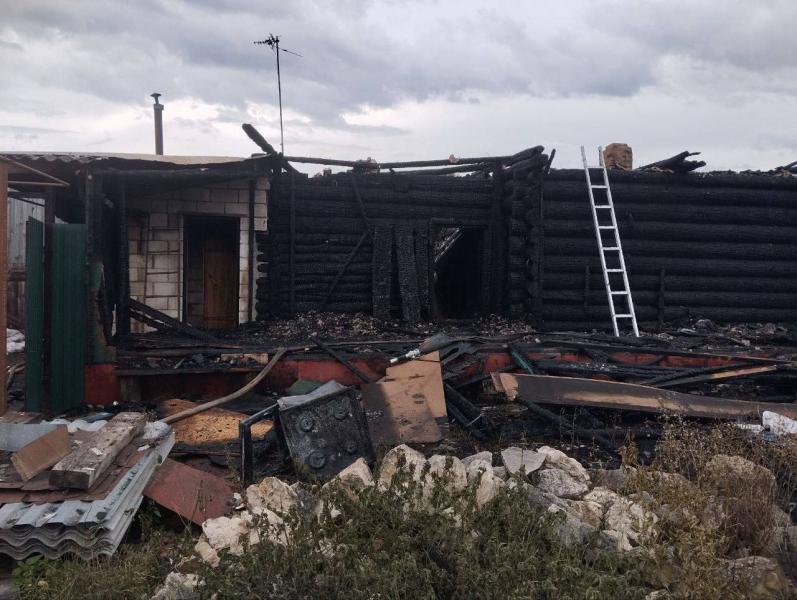 В Шигонском районе 24 августа загорелся частный дом