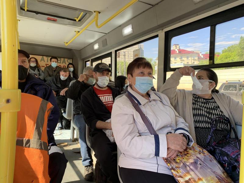 В Самаре 20 человек за неделю получили штраф за отсутствие маски в общественном транспорте