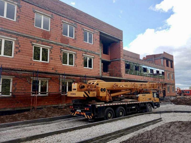 В селе Красный Яр возводят детский сад на 250 мест 