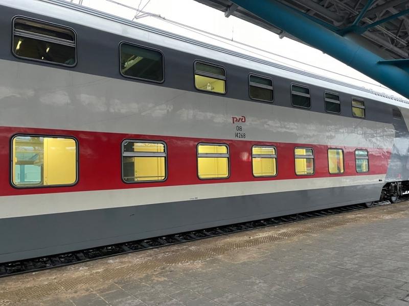 Путешествие на двухэтажном поезде Тольятти - Москва за год совершили более 390 тысяч пассажиров