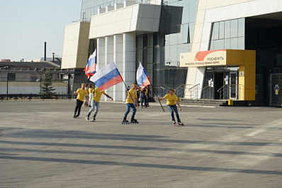 Нефтяники Самарской области в честь Дня государственного флага России провели патриотические акции