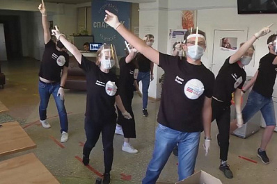 В Самаре самая молодая участковая избирательная комиссия страны запустила флешмоб