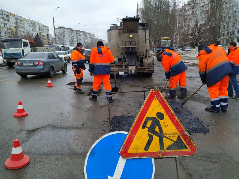 В Самаре аварийно-ямочный ремонт дорог выполнили на 80 %