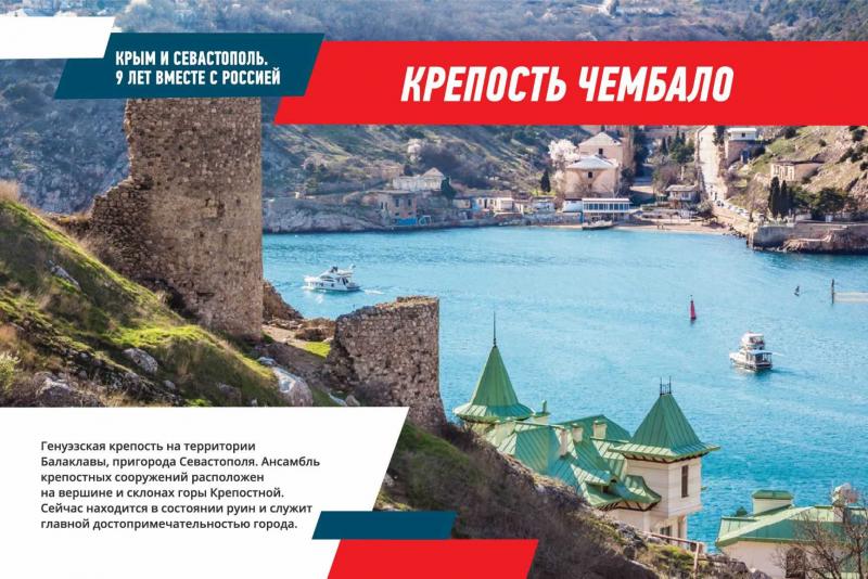 На мультимедийных экранах площади Славы работает фотовыставка, посвящённая Дню воссоединения Крыма и Севастополя с Россией