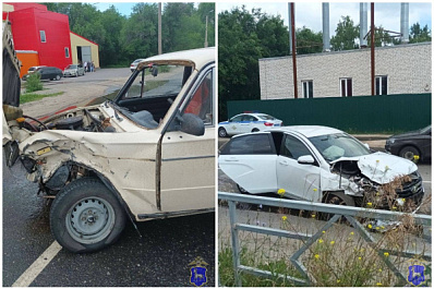 В Сызрани 29 июня водитель-пенсионер пострадал в ДТП с двумя легковушками