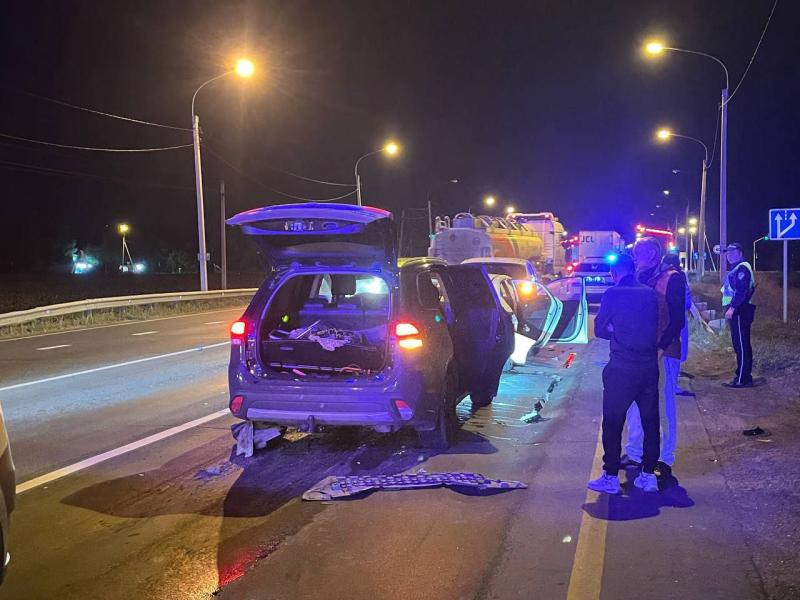 В Самарской области на трассе М5 столкнулись три иномарки 6 сентября