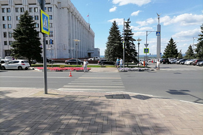 В Самаре 12-летнюю девочку "Тойота" сбила на пешеходном переходе