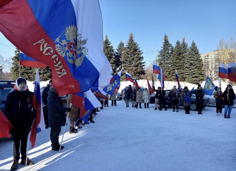 В Тольятти 12 марта прошла акция в поддержку Президента России