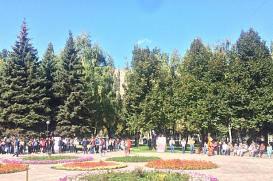 В Самаре открыли обновленный сквер имени Фадеева