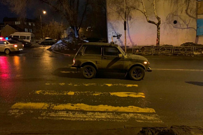 В Самаре "Нива" сбила двух детей, перебегавших дорогу по зебре