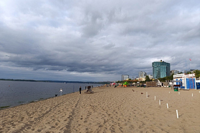 Температура воды в Волге у Самары в конце сентября остается теплой