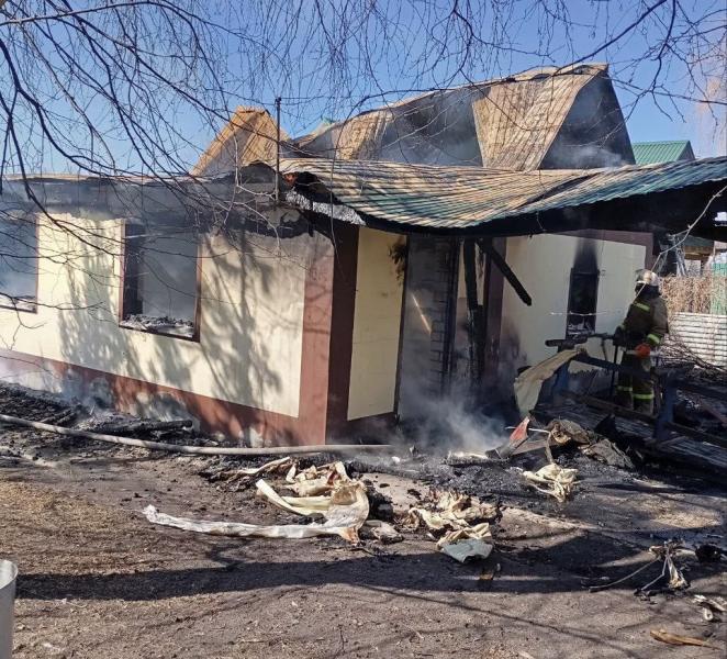 В Самарской области 23 марта пожар в банях унес жизнь одного человека