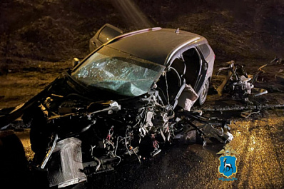 В Тольятти водитель "Лады" влетел в опору моста