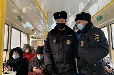 В Самаре на "антимасочников" в транспорте составили 155 протоколов