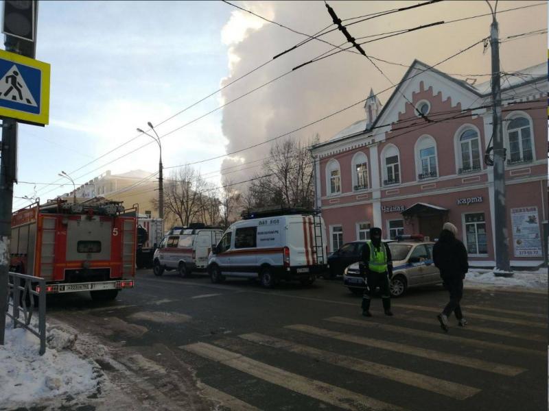 На месте пожара на Некрасовской работает глава Самары Елена Лапушкина 