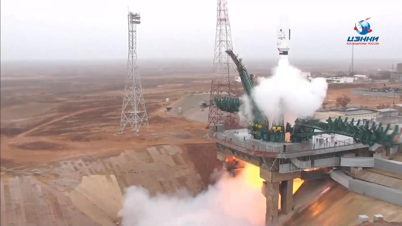 Самарская ракета-носитель с 38 спутниками стартовала с Байконура