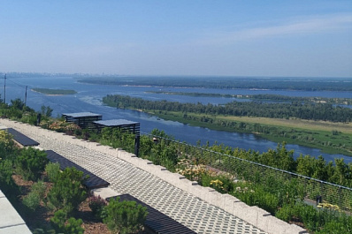 В Самаре вандалы попытались испортить отремонтированную Вертолетную площадку