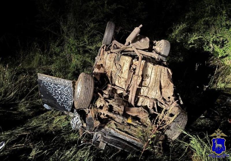 В Самарской области на трассе легковушка вылетела в кювет, водитель погиб