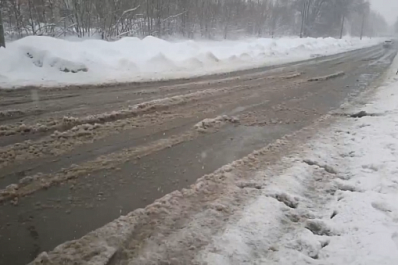 В Самаре устранили сильный потоп на пересечении Пугачёвской и Ставропольской