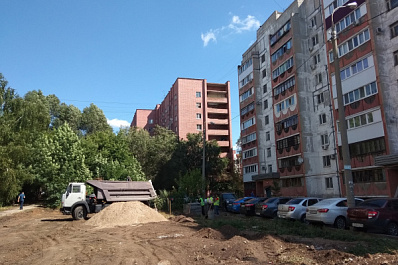 В самарских дворах появляются новые парковки
