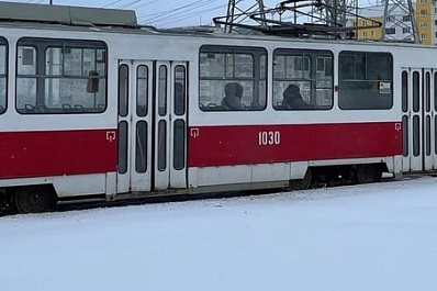 В Самаре 7 февраля на Ново-Садовой вставали трамваи