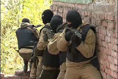 Бойцы самарского ОМОНа провели тактико-специальные занятия