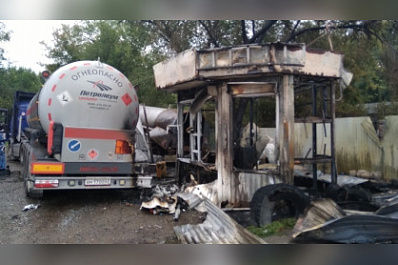 СК возбудил уголовное дело после разгерметизации газового баллона и пожара на заправке в Самаре