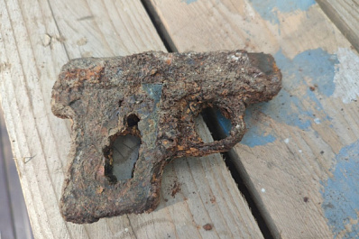 В Самаре в "Доме с часами" нашли браунинг офицера русской императорской армии