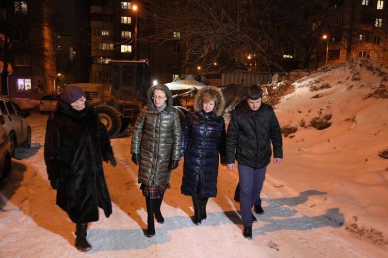 Глава Самары вновь проверила качество уборки снега в городе