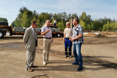 В Тольятти представители гордумы проверили ход строительства дорог в микрорайоне Калина