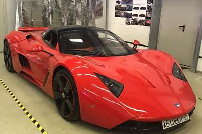 Суперкар Marussia арестовали за долги новосибирские приставы