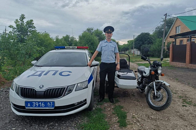 В свободное время самарский полицейский реставрирует советские мотоциклы