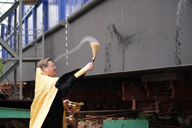 В Самаре в свое первое плавание отправилось уникальное судно