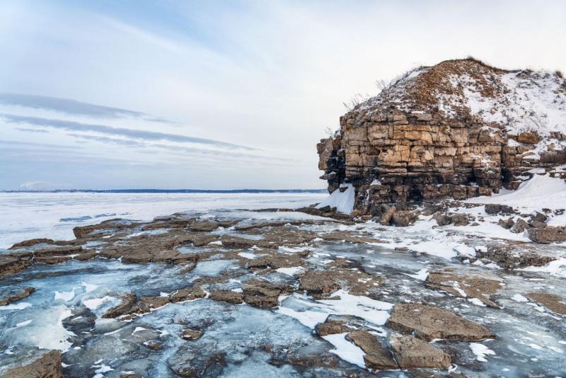 В Самарской области лед на Волге тоньше, чем обычно