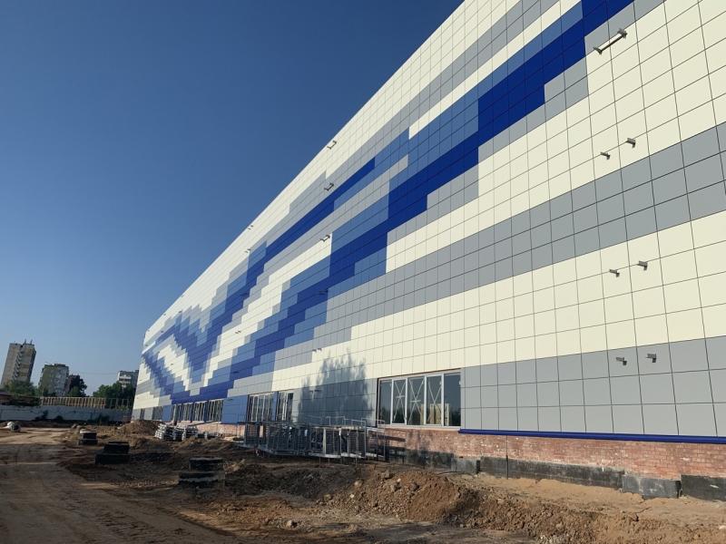 Строительство тольяттинского легкоатлетического манежа вышло на финишную прямую