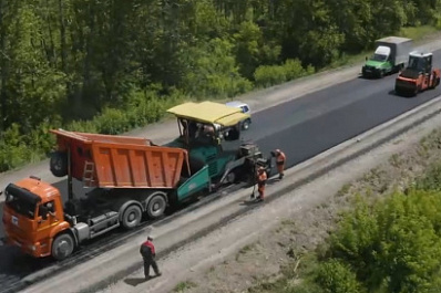 В Сергиевском районе по нацпроекту отремонтировали две трассы 