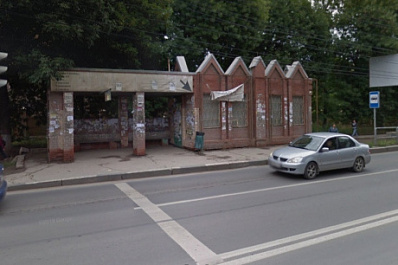 В Самаре снесут незаконный киоск у остановки "Кинотеатр "Огонек"