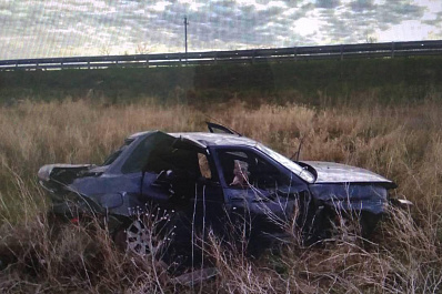 На трассе в Самарской области перевернулась Приора, есть погибший