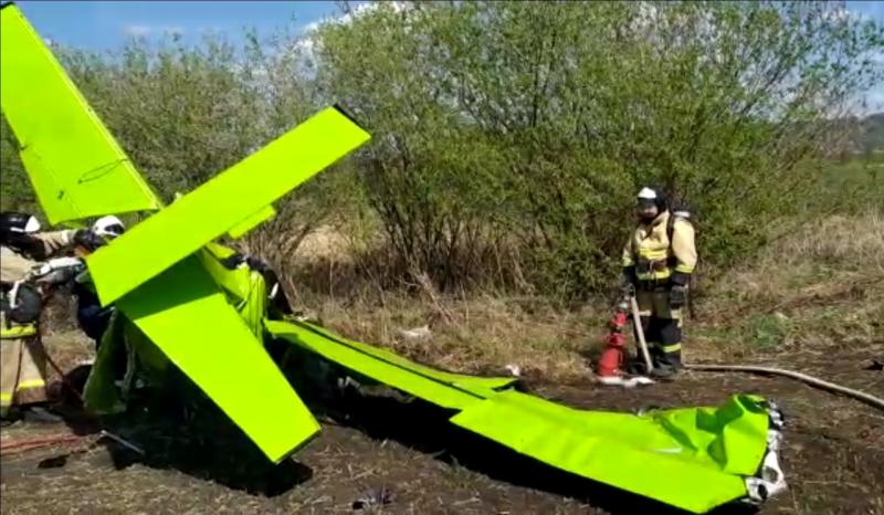 В Татарстане 9 мая два человека погибли во время крушения самолета