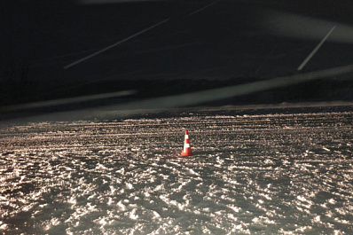 В Самарской области водитель сбил мужчину, стоявшего на дороге под снегопадом