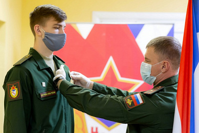 В Самаре воин-спортсмен награжден медалью "За укрепление боевого содружества" 