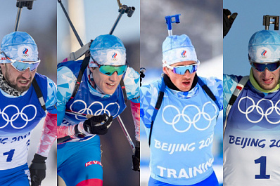 Мужская сборная России завоевала бронзу в биатлонной эстафете на Олимпиаде