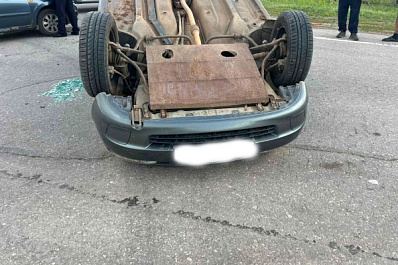 В Самарской области столкнулись две "Калины"