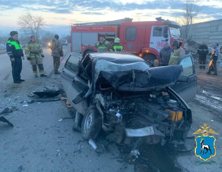 В Самарской области в ДТП погиб пассажир легковушки