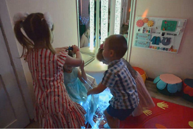 Детском саду в Сызрани подарили сенсорную комнату