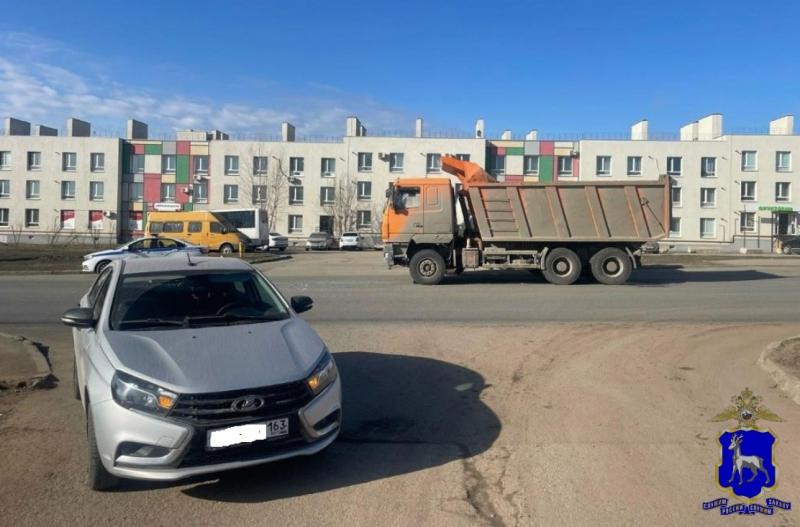 В Самаре водитель "Гранты" наехал на 33-летнего мужчину